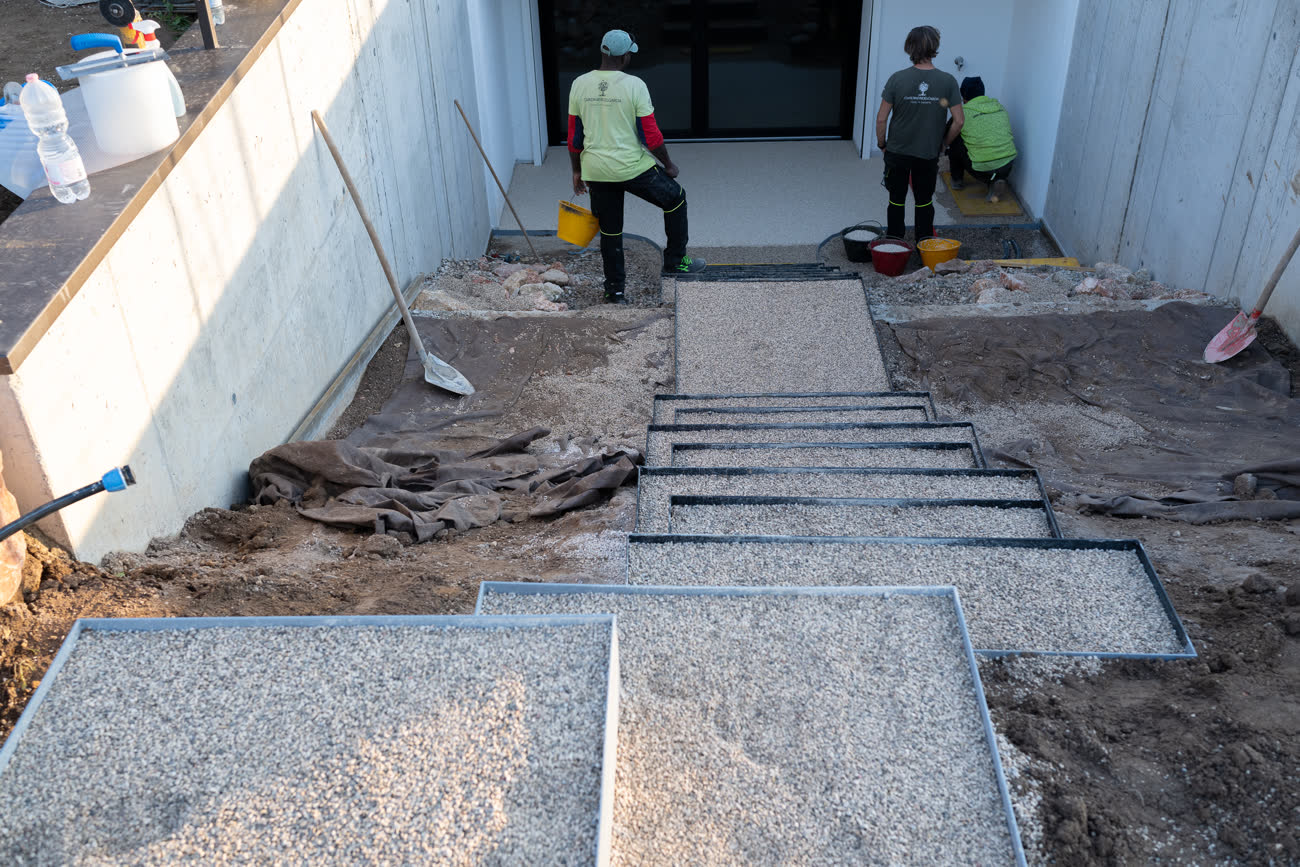 Percorso fra le scale